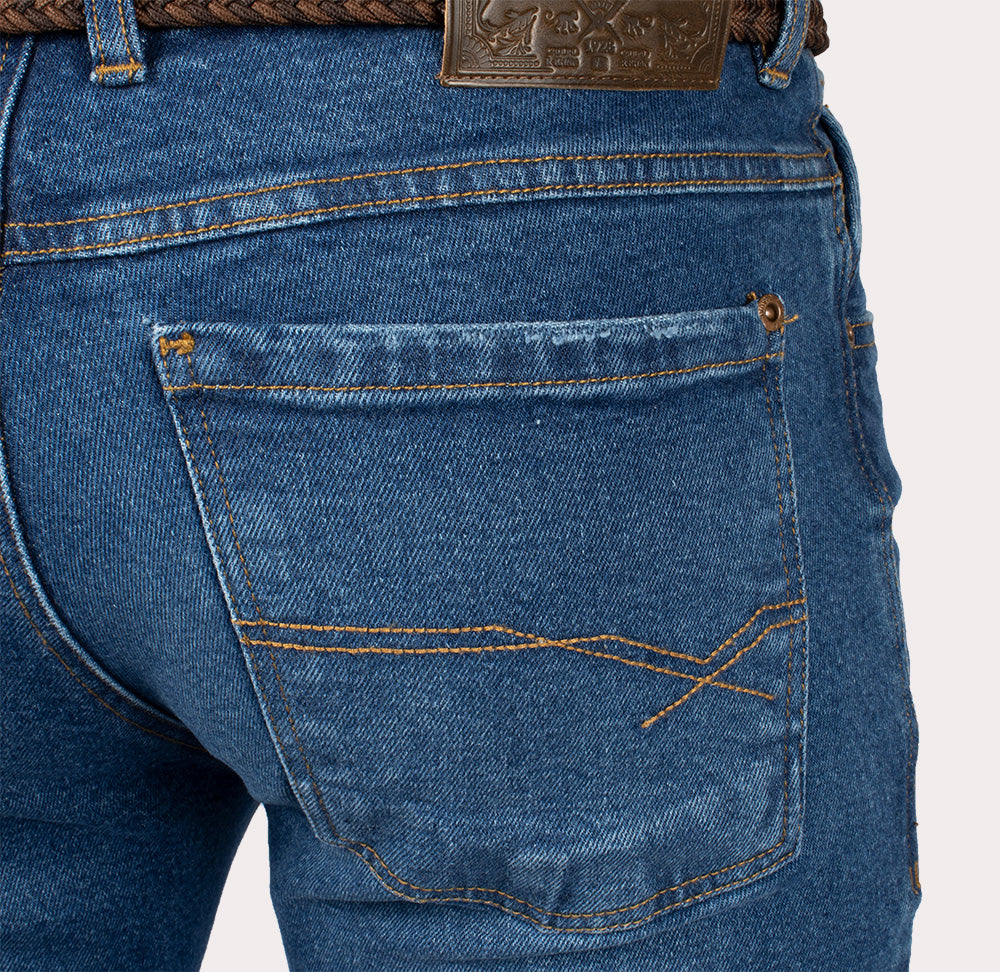 Jean FUGA Slim Fit Vert Clair - Taille 27/32 - Denim - Occasion Très Bon état