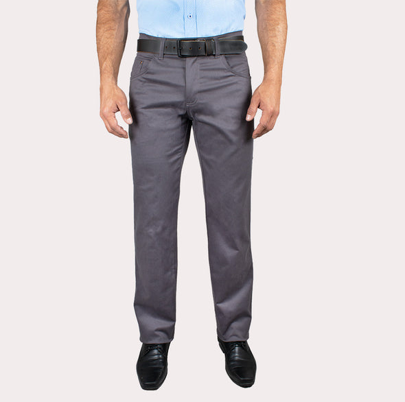 Silueta Regular - Pantalón casual 5 bolsillos liso R-1021110456