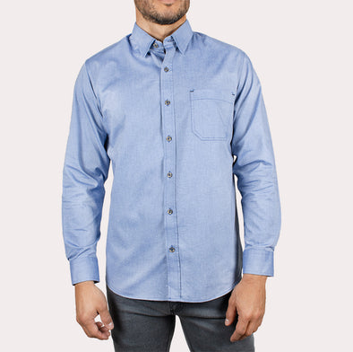 Silueta Regular - Camisa Manga Larga Fondo Entero R-1053110631