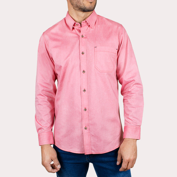 Silueta Regular - Camisa Manga Larga Fondo Entero R-1053110631