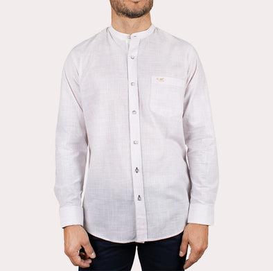 Silueta Regular - Camisa Manga Larga Lino R-1053110632