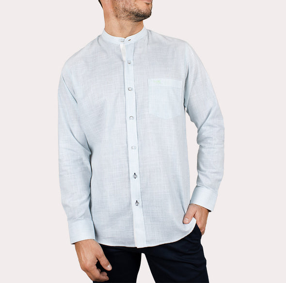 Silueta Regular - Camisa Manga Larga Lino R-1053110632