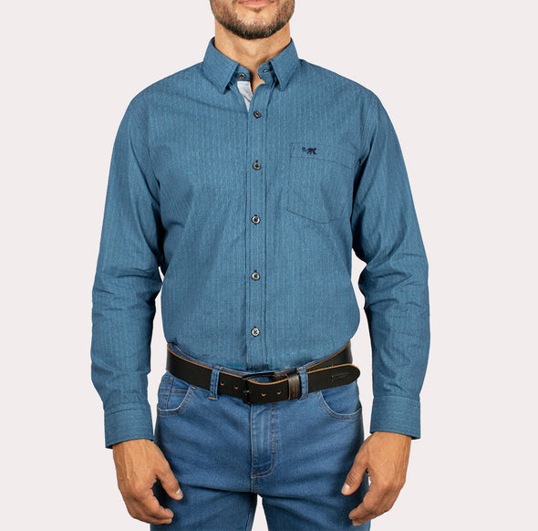 Silueta Regular - Camisa Manga Larga Estampada R-1053110678