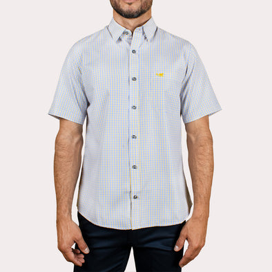 Silueta Regular - Camisa Manga Corta Cuadros R-1053110662