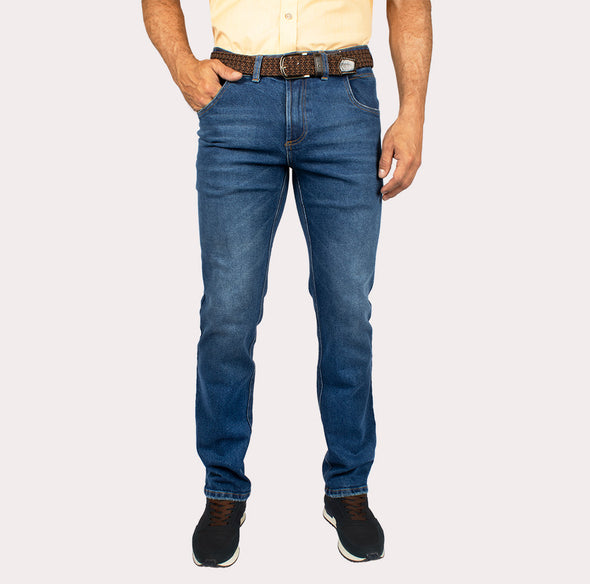 Silueta Slim - Jean Casual R-1032130085 AZUL