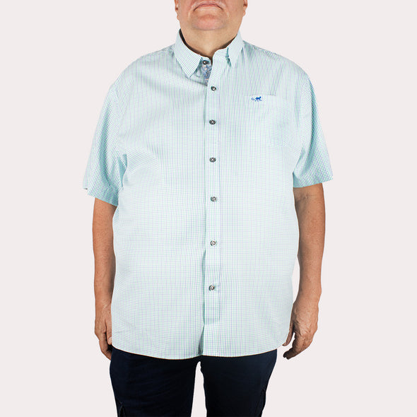 Silueta Clásica - Camisa Manga Corta Cuadros R- 1053120175