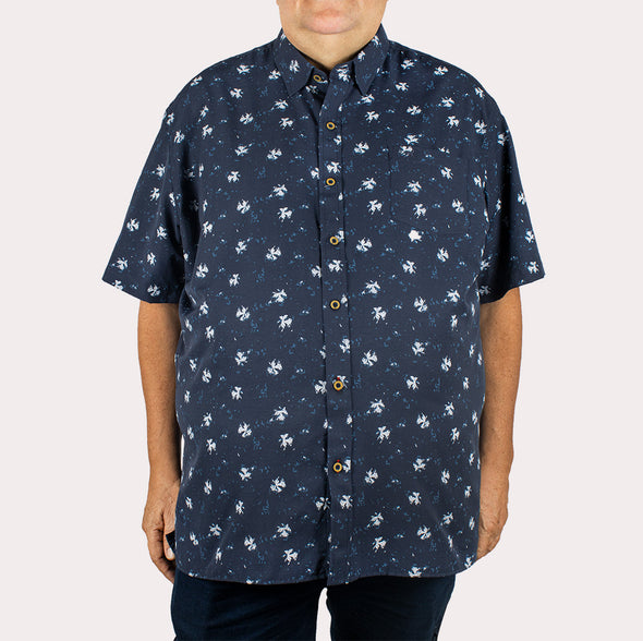 Silueta Clásica - Camisa Manga Corta Estampado R- 1053120169