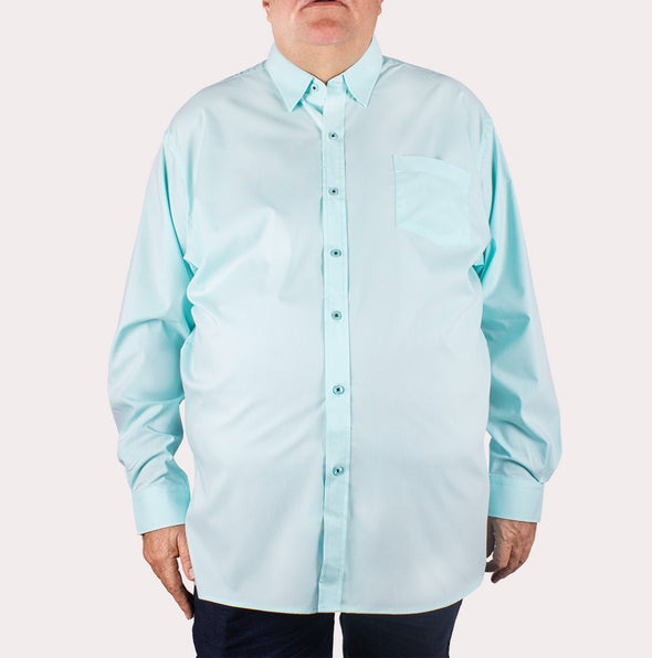 Silueta Clásica - Camisa Manga Larga Fondo Entero R- 1053120173