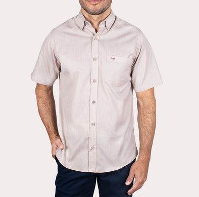Silueta Regular Camisa Manga Corta Fondo Entero R- 1053110771
