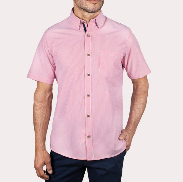 Silueta Regular - Camisa Manga Corta Cuadros R-1053110745
