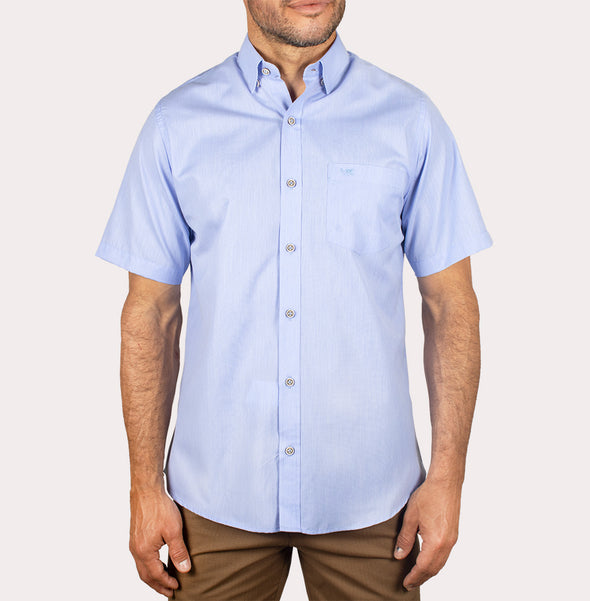 Silueta Regular Camisa Manga Corta Fondo Entero R- 1053110771