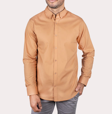 Silueta Slim - Camisa Manga Larga Fondo Entero R- 1053130124