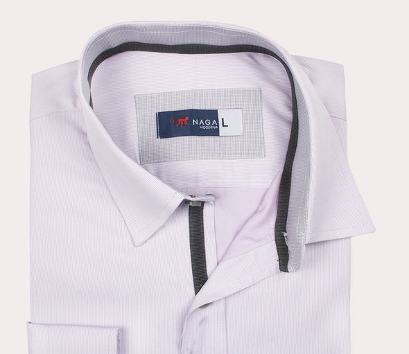 Silueta Regular - Camisa Manga Larga Dobby R- 1052110087