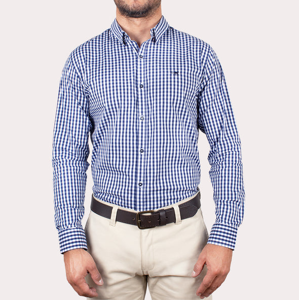 Silueta Slim - Camisa Manga Larga Cuadros R-1053130099